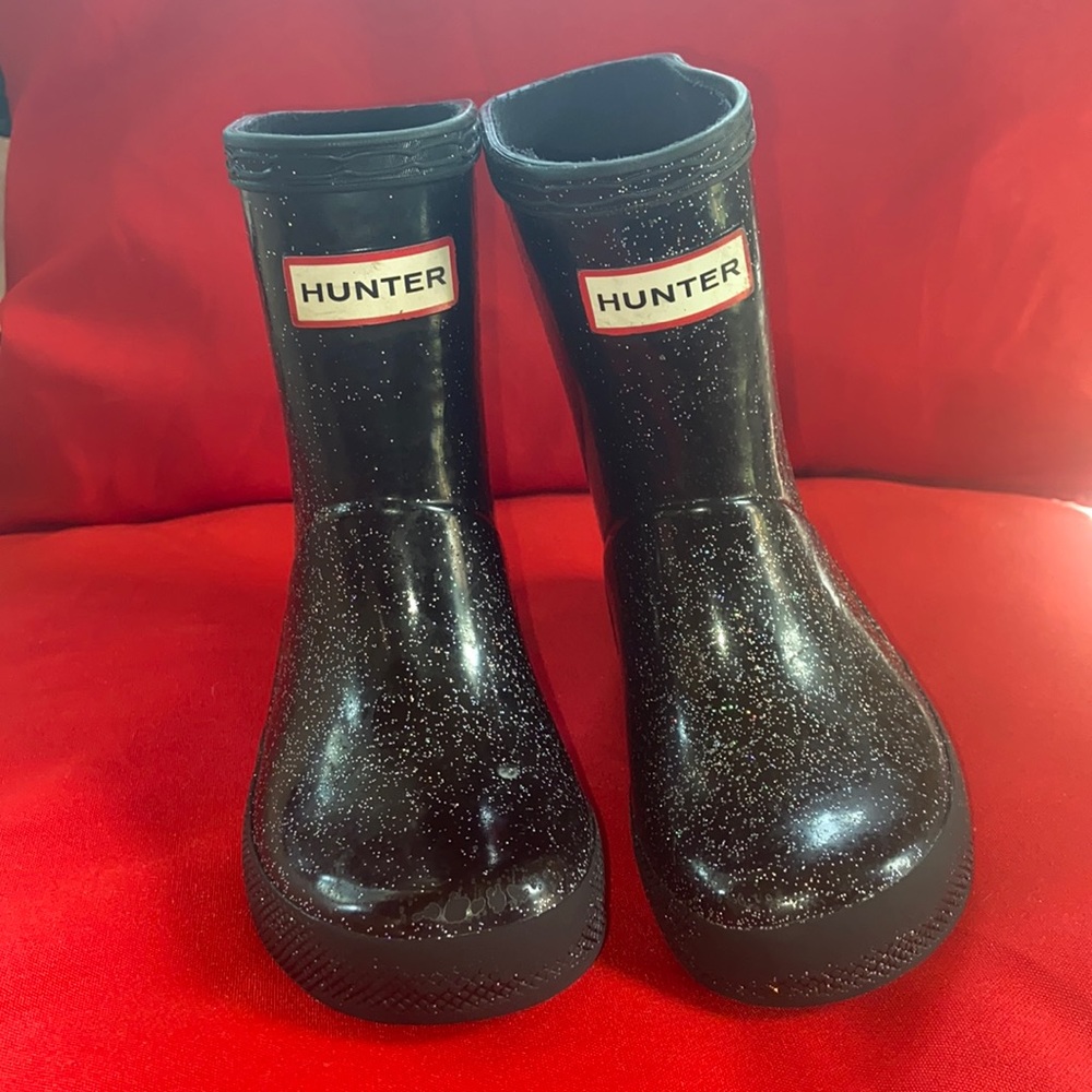 Used Toddler Hunter Boots In Decent Condition